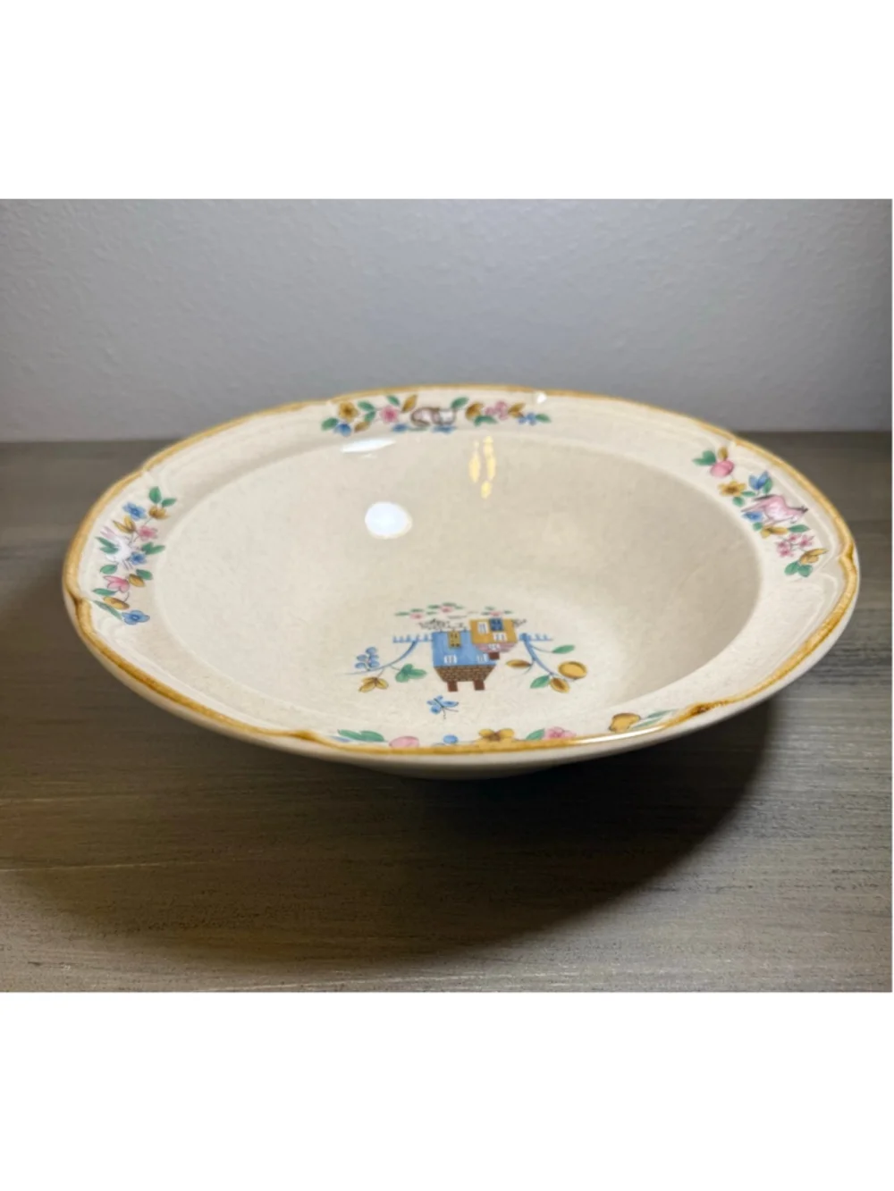 Vintage International Heartland Stoneware 9 Inch Serving Bowl Japan Cottagecore